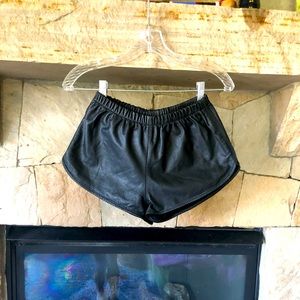 American Vintage genuine leather shorts size S